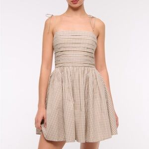 Abercrombie tan dress